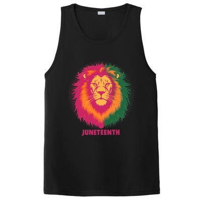 Celebrate Junenth Lion African American Freedom Day 1865 Gift PosiCharge Competitor Tank