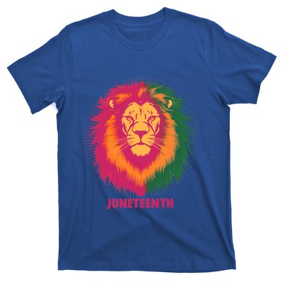 Celebrate Junenth Lion African American Freedom Day 1865 Gift T-Shirt