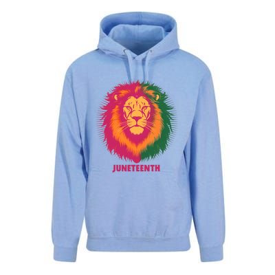 Celebrate Junenth Lion African American Freedom Day 1865 Gift Unisex Surf Hoodie