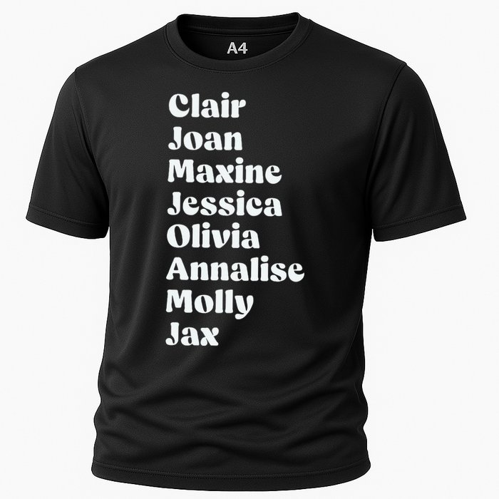 Clair Joan Maxine Jessica Olivia Annalise Molly Jax Cooling Performance Crew T-Shirt