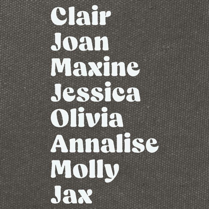 Clair Joan Maxine Jessica Olivia Annalise Molly Jax Cotton Canvas Backpack
