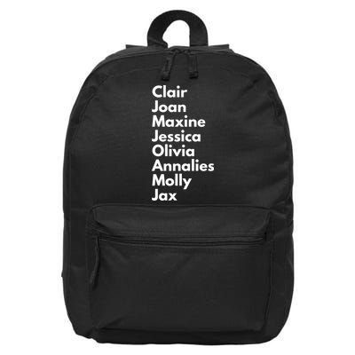 Clair Joan Maxine Jessica Olivia Annalies Molly Jax 16 in Basic Backpack