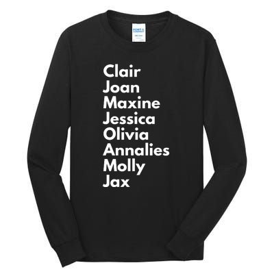 Clair Joan Maxine Jessica Olivia Annalies Molly Jax Tall Long Sleeve T-Shirt