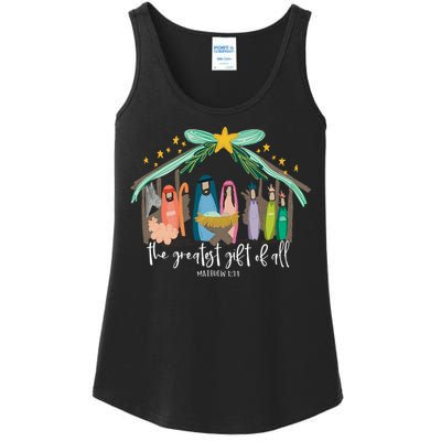 Christian Jesus Merry Christmas Xmas Holiday Pajamas Family Ladies Essential Tank