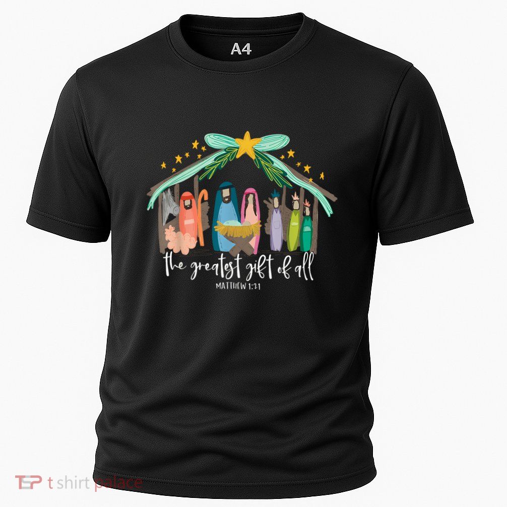 Christian Jesus Merry Christmas Xmas Holiday Pajamas Family Performance Shirt