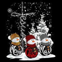 Cross Jesus Merry Christmas Snowman Funny Xmas For Christian Drawstring Bag