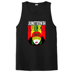 Celebrate Juneteenth Messy Bun Black Women Queen Juneteenth Gift African Pride PosiCharge Competitor Tank