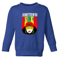 Celebrate Juneteenth Messy Bun Black Women Queen Juneteenth Gift African Pride Toddler Sweatshirt