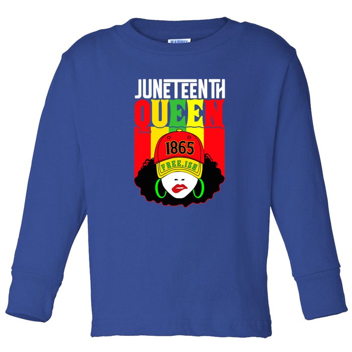 Celebrate Juneteenth Messy Bun Black Women Queen Juneteenth Gift African Pride Toddler Long Sleeve Shirt