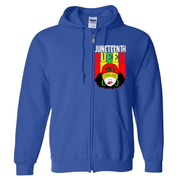 Celebrate Juneteenth Messy Bun Black Women Queen Juneteenth Gift African Pride Full Zip Hoodie