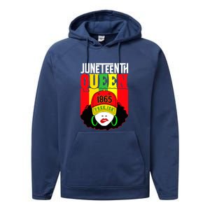 Celebrate Juneteenth Messy Bun Black Women Queen Juneteenth Gift African Pride Performance Fleece Hoodie