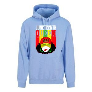 Celebrate Juneteenth Messy Bun Black Women Queen Juneteenth Gift African Pride Unisex Surf Hoodie