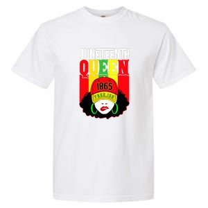 Celebrate Juneteenth Messy Bun Black Women Queen Juneteenth Gift African Pride Garment-Dyed Heavyweight T-Shirt