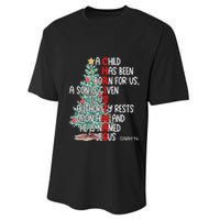 Christmas Jesus Mighty God Isaiah 9 6 Faith Christian Performance Sprint T-Shirt