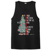 Christmas Jesus Mighty God Isaiah 9 6 Faith Christian PosiCharge Competitor Tank