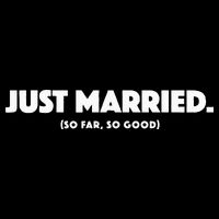 Couple Just Married Novelty Funny Wedding 16 in Basic Backpack