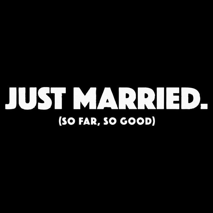 Couple Just Married Novelty Funny Wedding 16 in Basic Backpack