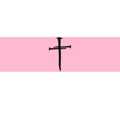 Christian Jesus Nail Cross Bumper Sticker