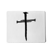 Christian Jesus Nail Cross Mousepad