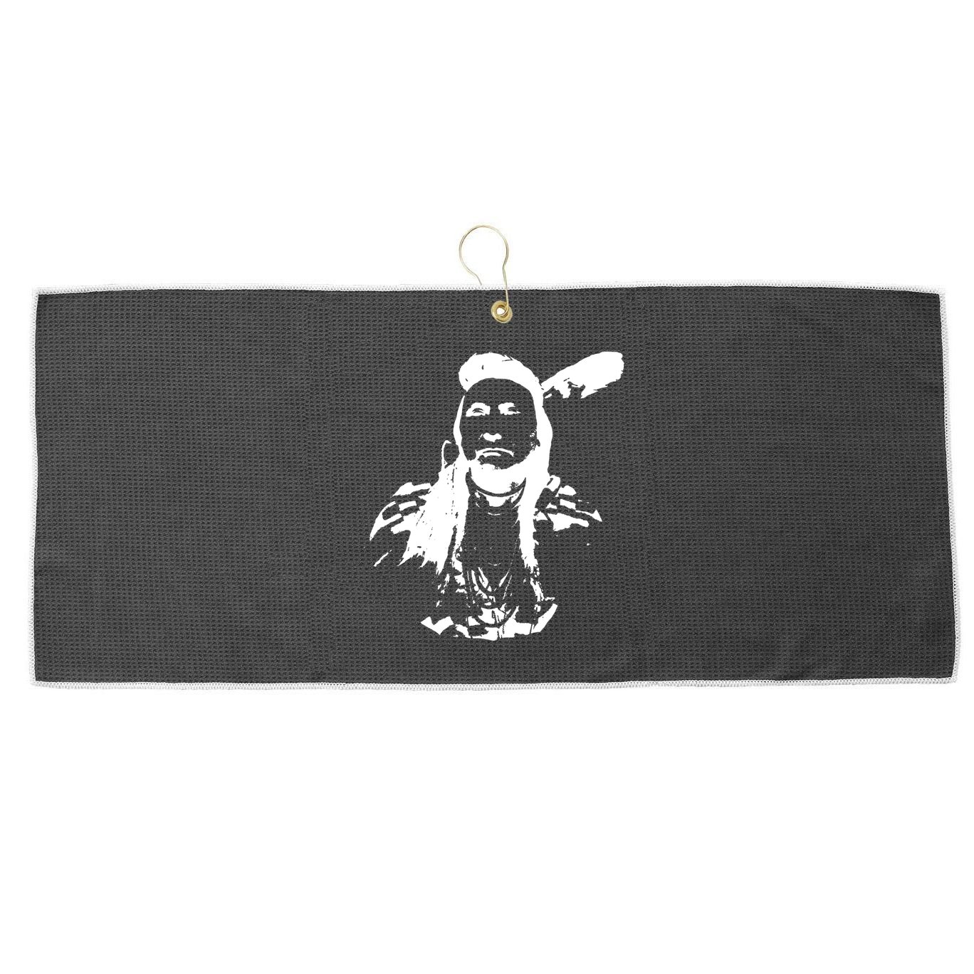 Chief Joseph Nez Perce Native American Indian History Hero Gift Large Microfiber Waffle Golf Towel
