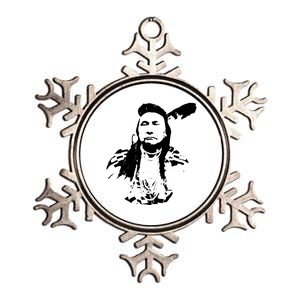 Chief Joseph Nez Perce Native American Indian History Hero Gift Metallic Star Ornament