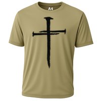 Christian Jesus Nail Cross Cooling Performance Crew T-Shirt