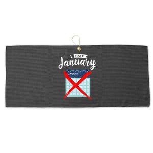 Calender January New Year 2025 Personal Organisers Funny Large Microfiber Waffle Golf Towel