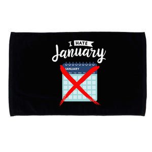 Calender January New Year 2025 Personal Organisers Funny Microfiber Hand Towel