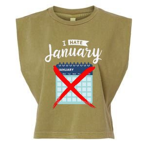 Calender January New Year 2025 Personal Organisers Funny Garment-Dyed Women's Muscle Tee