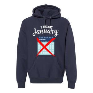 Calender January New Year 2025 Personal Organisers Funny Premium Hoodie