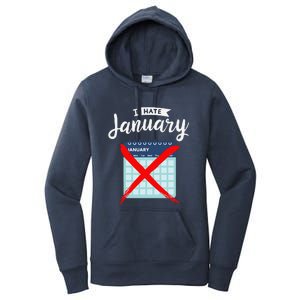 Calender January New Year 2025 Personal Organisers Funny Women's Pullover Hoodie