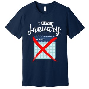 Calender January New Year 2025 Personal Organisers Funny Premium T-Shirt