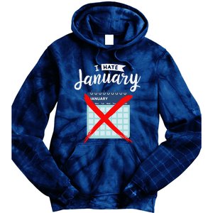 Calender January New Year 2025 Personal Organisers Funny Tie Dye Hoodie