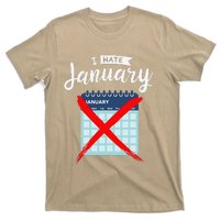 Calender January New Year 2025 Personal Organisers Funny T-Shirt