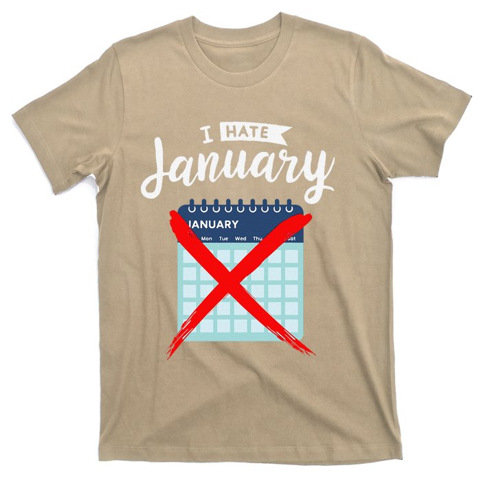 Calender January New Year 2025 Personal Organisers Funny T-Shirt