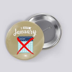 Calender January New Year 2025 Personal Organisers Funny Button