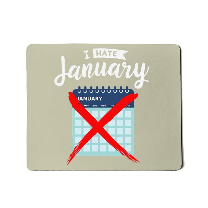 Calender January New Year 2025 Personal Organisers Funny Mousepad