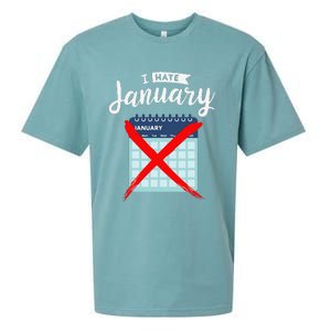 Calender January New Year 2025 Personal Organisers Funny Sueded Cloud Jersey T-Shirt