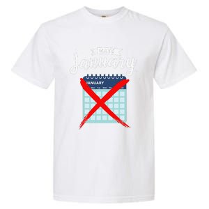 Calender January New Year 2025 Personal Organisers Funny Garment-Dyed Heavyweight T-Shirt