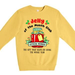 Christmas Jelly Of The Month Club Official Member Premium Crewneck Sweatshirt