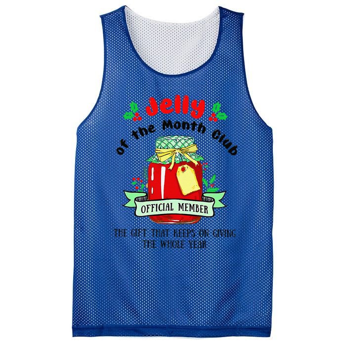 Christmas Jelly Of The Month Club Official Member Mesh Reversible Basketball Jersey Tank