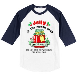 Christmas Jelly Of The Month Club Official Member Baseball Sleeve Shirt