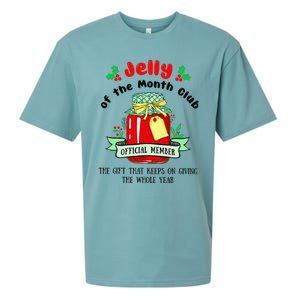 Christmas Jelly Of The Month Club Official Member Sueded Cloud Jersey T-Shirt