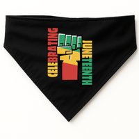 Celebrating Juneteenth Power Fist USA-Made Doggie Bandana
