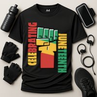 Celebrating Juneteenth Power Fist Cooling Performance Crew T-Shirt