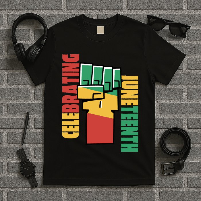 Celebrating Juneteenth Power Fist T-Shirt