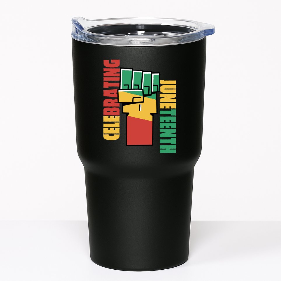 Celebrating Juneteenth Power Fist Tumbler
