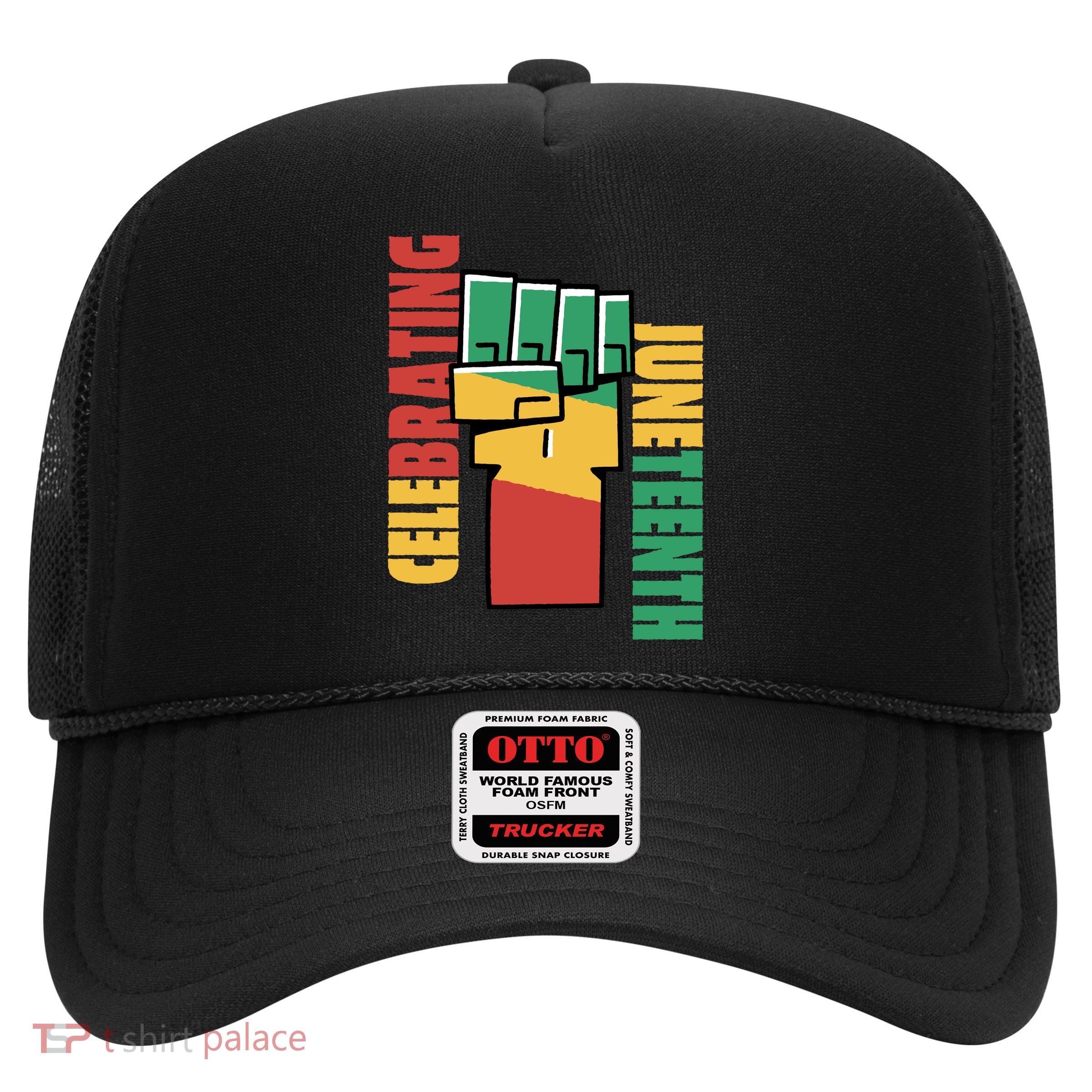 Celebrating Juneteenth Power Fist Trucker Hat
