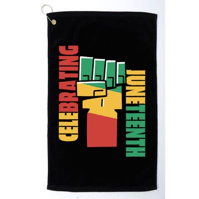 Celebrating Juneteenth Power Fist Golf Towel