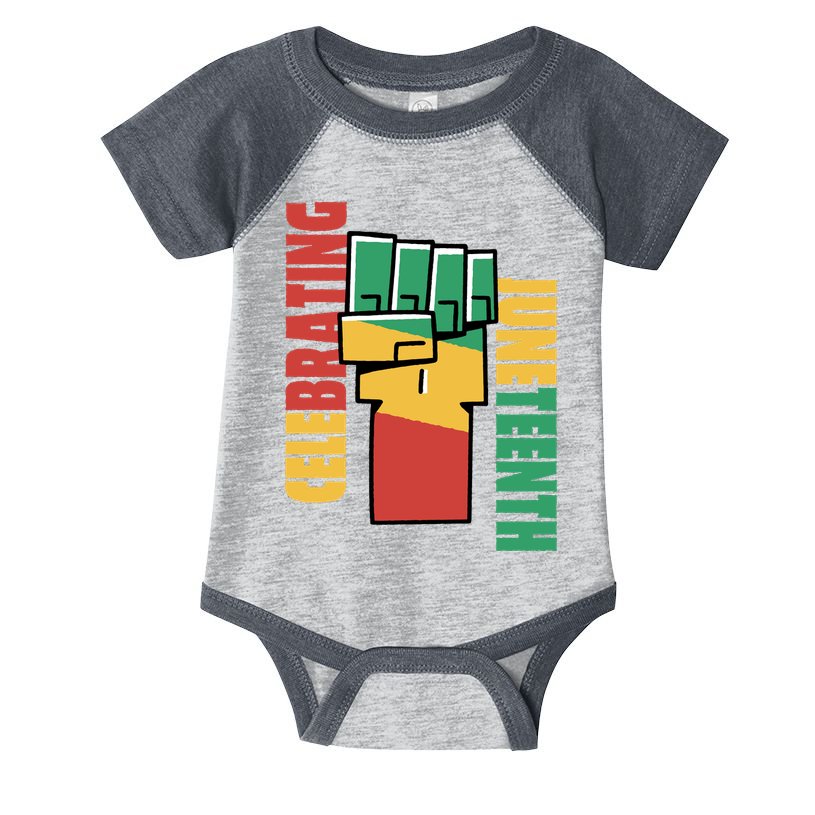 Celebrating Juneteenth Power Fist Infant Baby Jersey Bodysuit